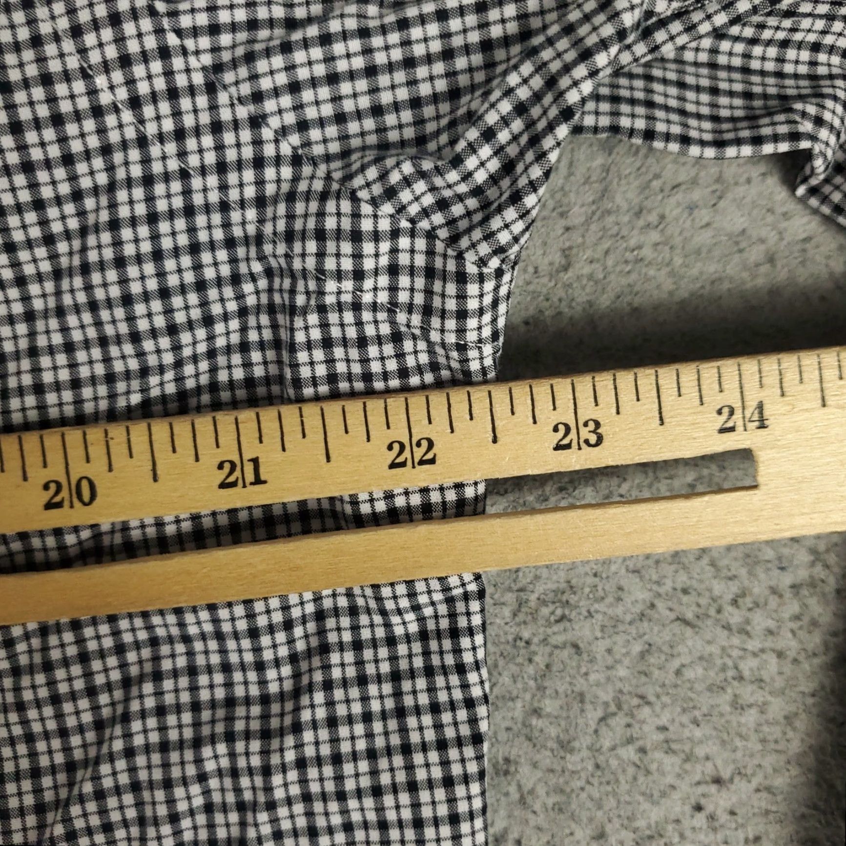 Ralph Lauren Ralph Lauren Dress Shirt Mens Size 16 Black Plaid Long Sleeve Button-Up Classic Cotton Size 42R - 6 Thumbnail