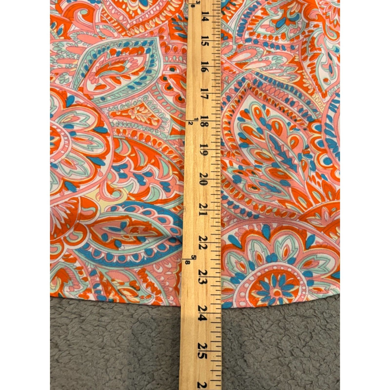 Talbots Talbots Blouse Womens Large Paisley Print Poet Sleeves Keyhole Neck Peasant Boho Size L / US 10 / IT 46 - 4 Thumbnail