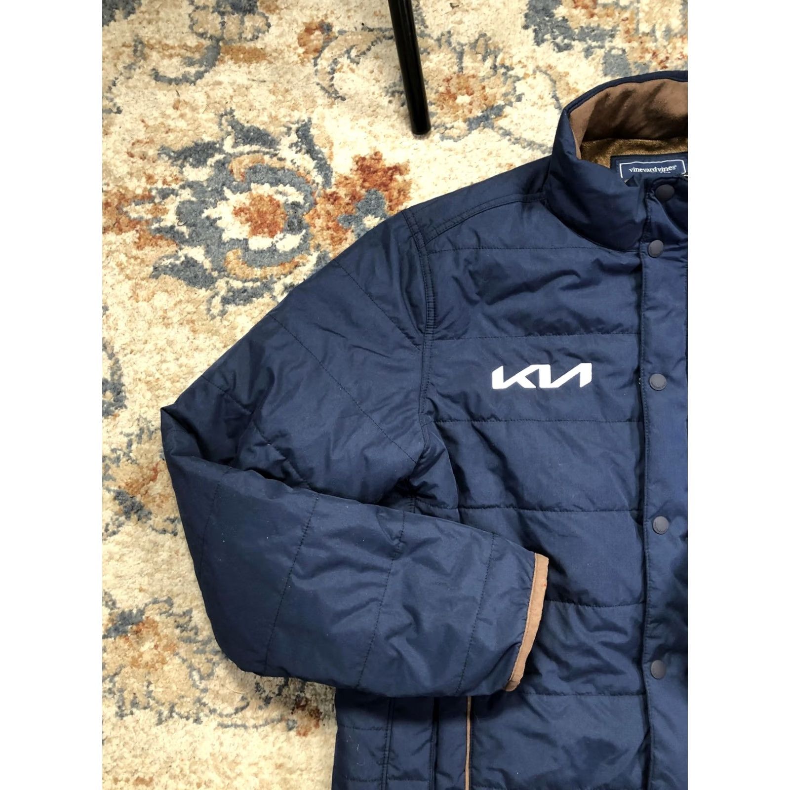 Vineyard Vines Vineyard Vines Jacket Mens L Blue Quilted Full Zip Insulated Lined KIA Logo Size US L / EU 52-54 / 3 - 3 Thumbnail
