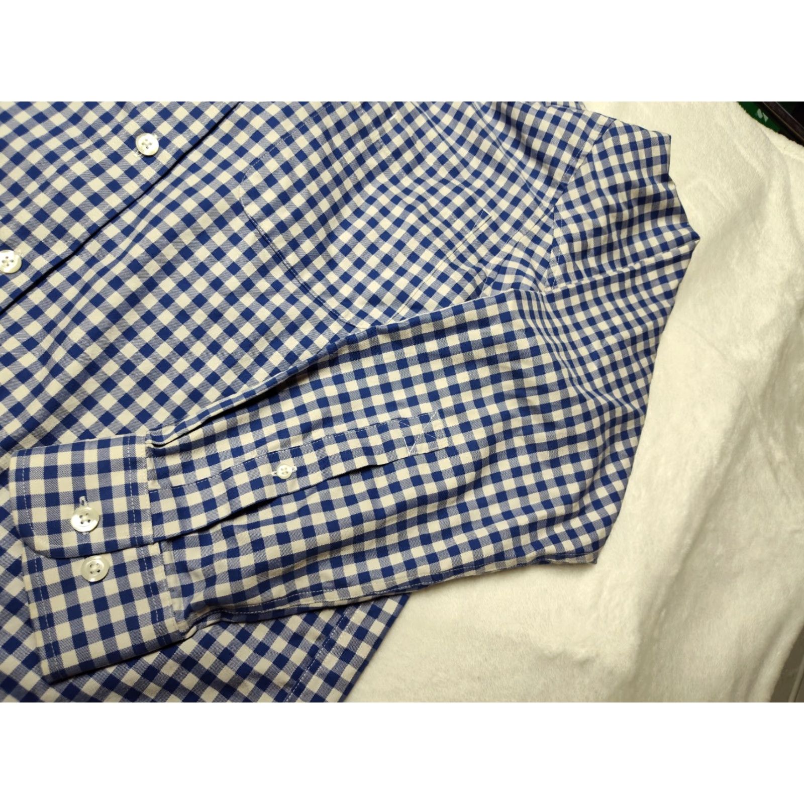 CO Duluth Trading Co Blue Plaid Flannel Shirt Men's M Button-Up Long Sleeve Outdoor Classic Size US M / EU 48-50 / 2 - 5 Thumbnail