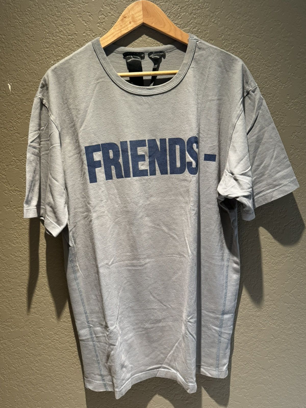 Vlone RARE* Vlone NY Pop-Up Grey/Navy Yankee Friends - Tee Size US L / EU 52-54 / 3 - 1 Thumbnail