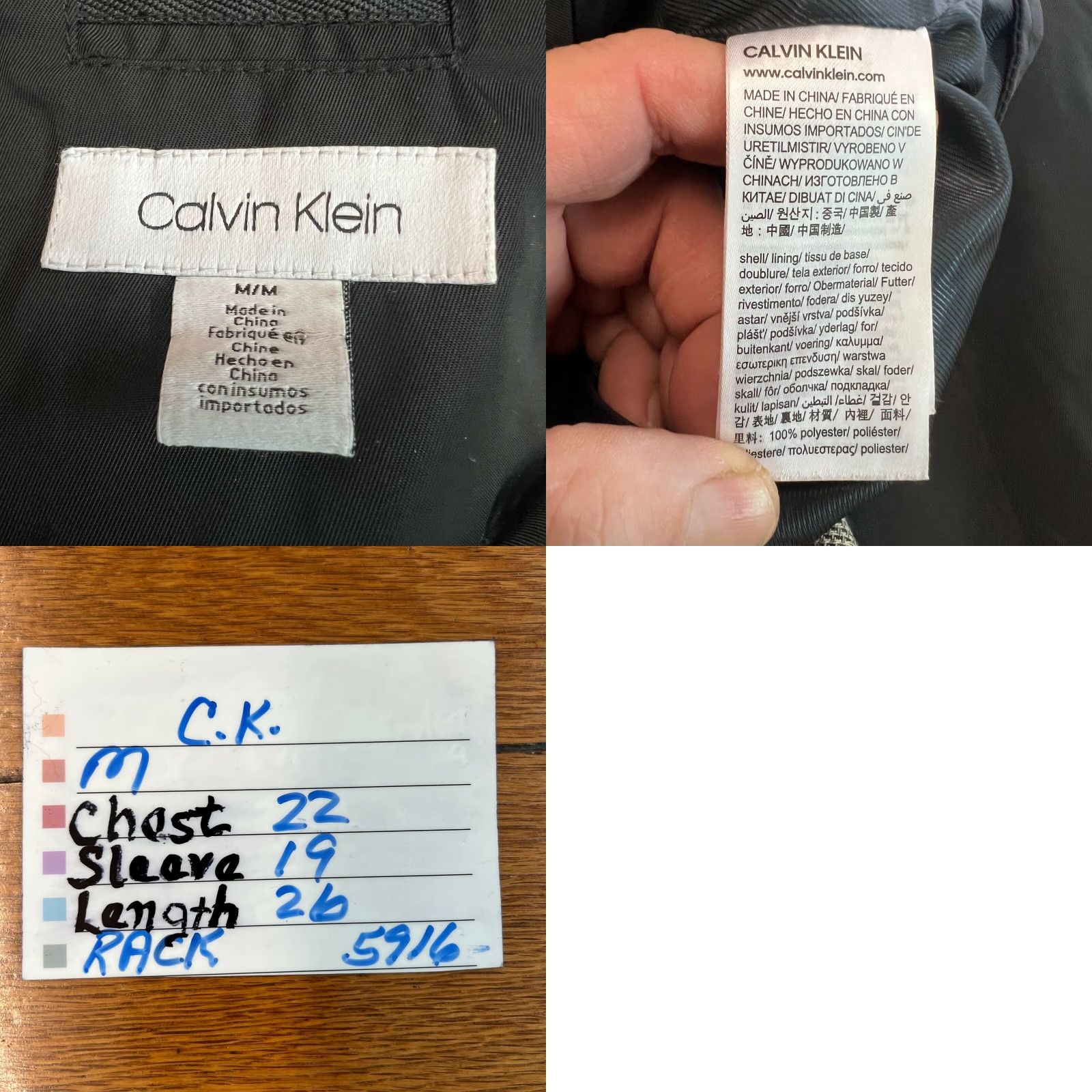 Calvin Klein Calvin Klein Mens Jacket Full Zip Hooded Black M Classic Solid 100% Polyester Regular Chest 44 in Long Sleeve Length 26 in 2 Pockets Shirt or Coat? Size US M / EU 48-50 / 2 - 8 Thumbnail