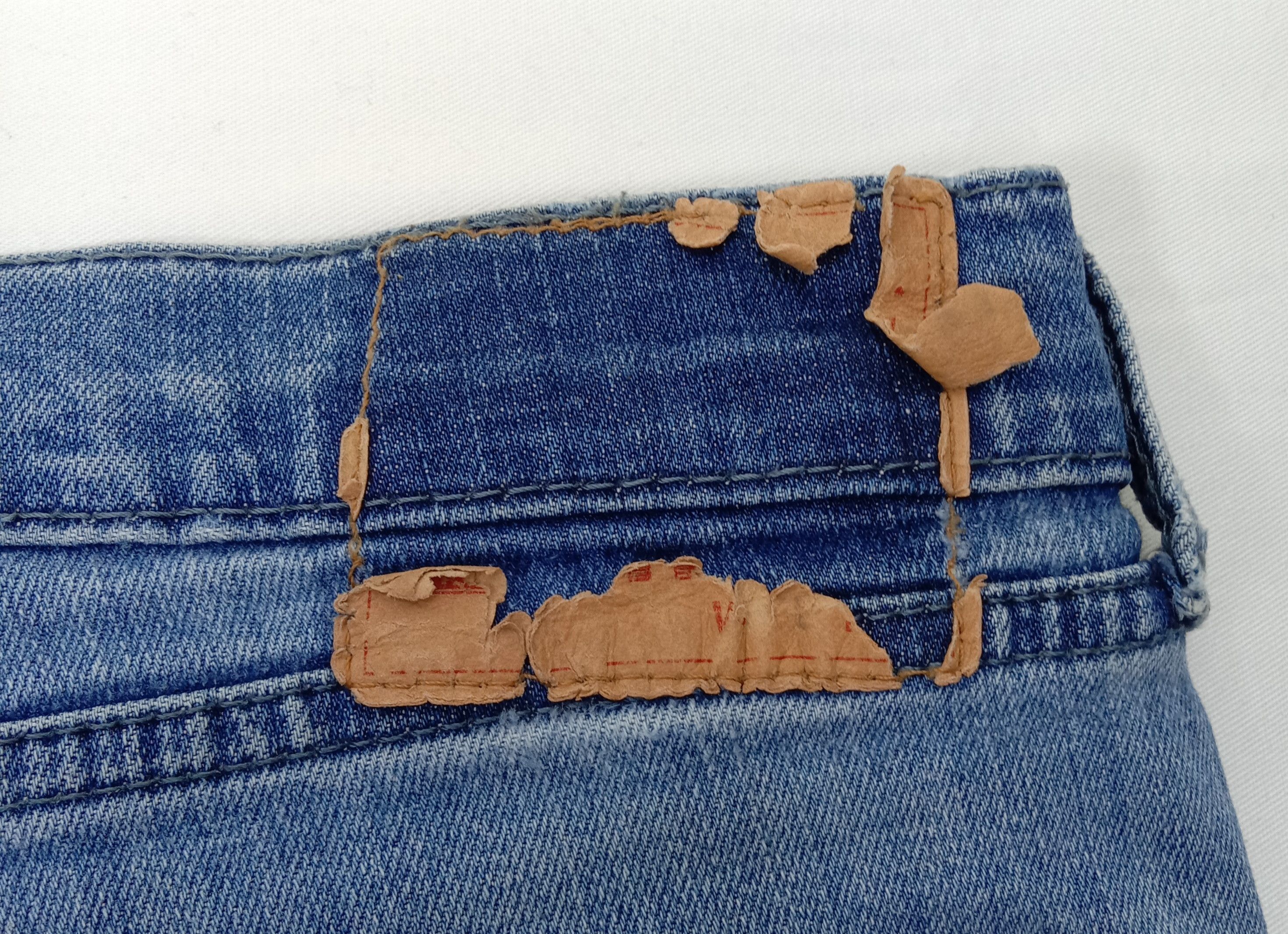 Levi's Vintage Levi's 514 Jeans Blue Wash Straight Fit Denim Size US 34 / EU 50 - 15 Thumbnail