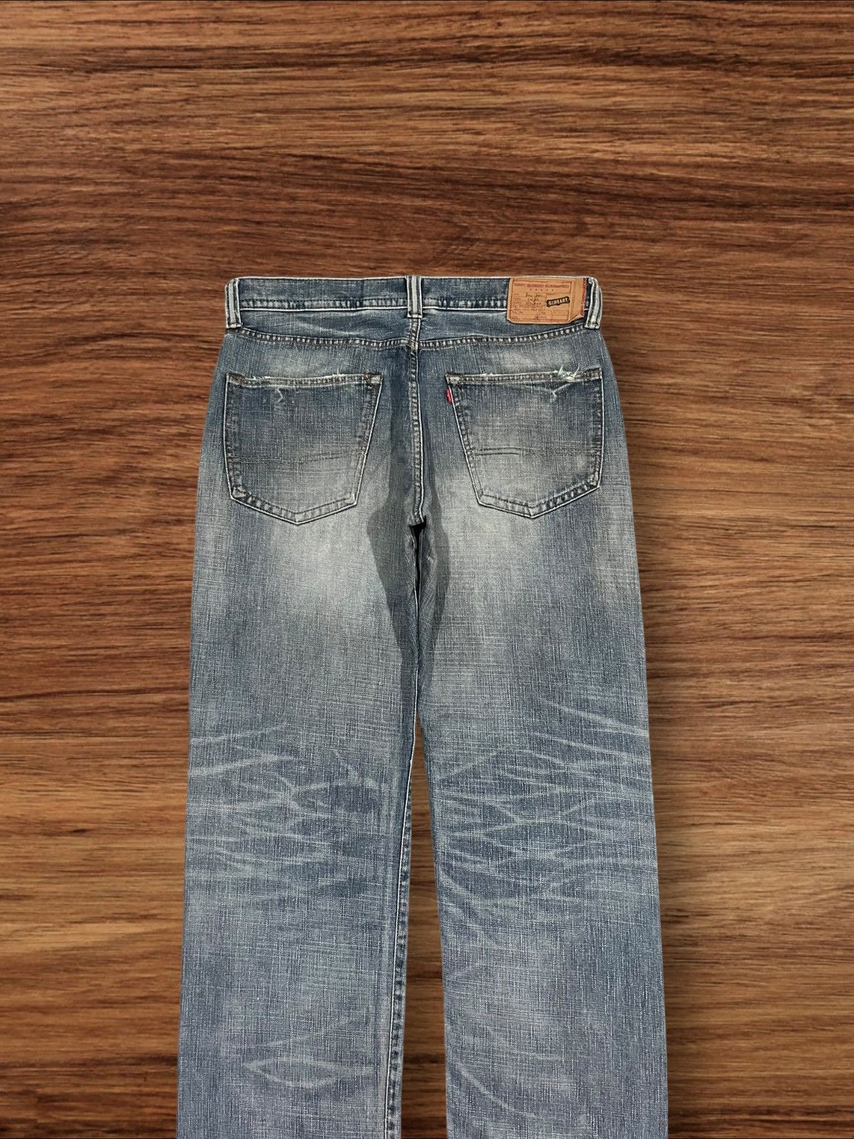 Japanese Brand Vintage Japanese Brand GL Heart Blue Washed Baggy Leg Jeans Size US 36 / EU 52 - 6 Thumbnail