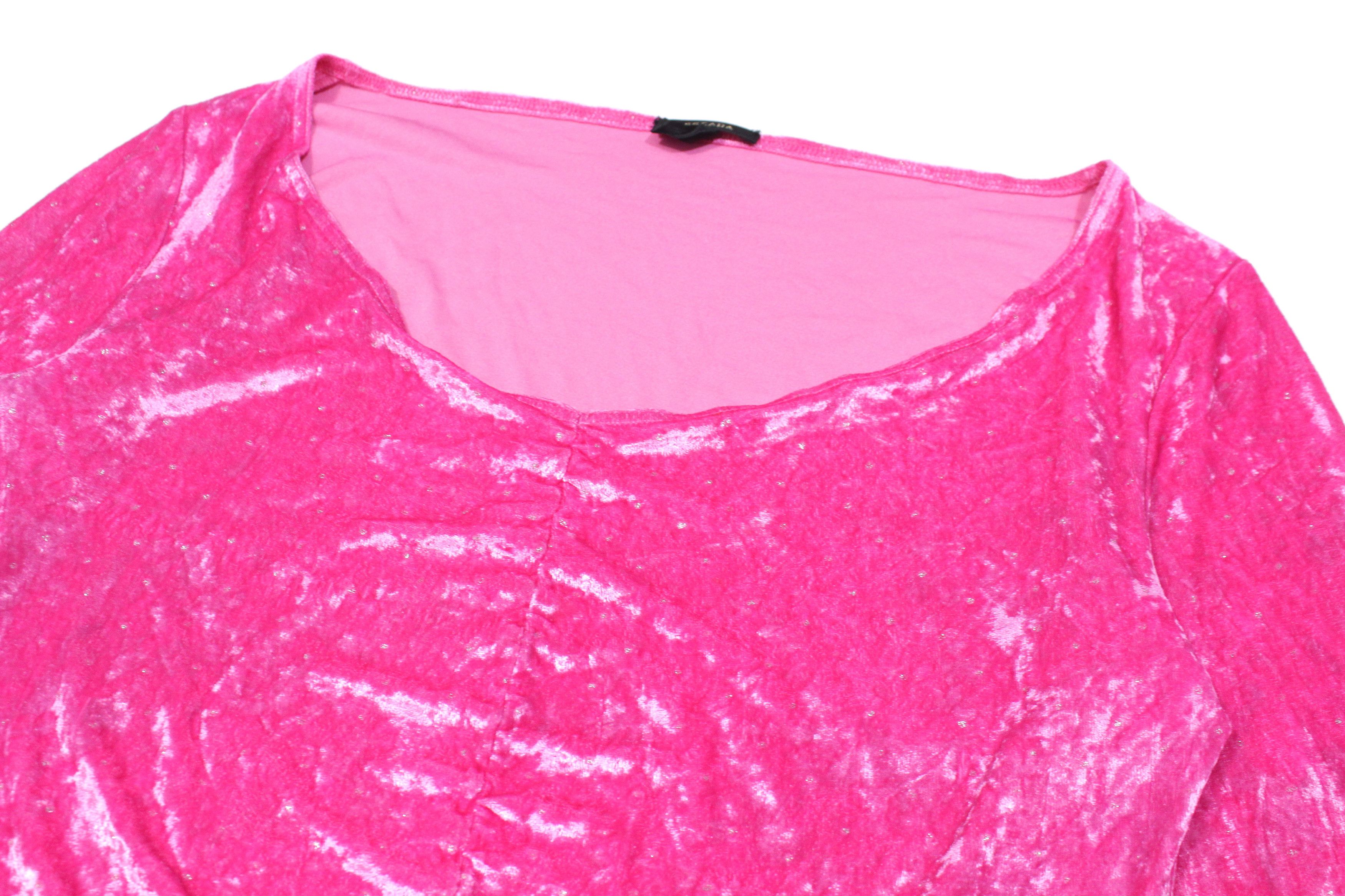 Escada Velour Shine Sweater Vintage Size S / US 4 / IT 40 - 3 Thumbnail