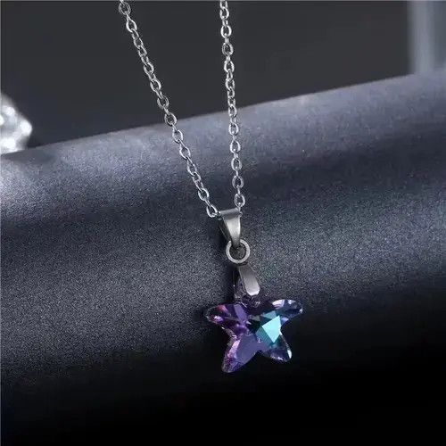 Other Starfish Crystal Pendant Necklace Size ONE SIZE - 1 Thumbnail