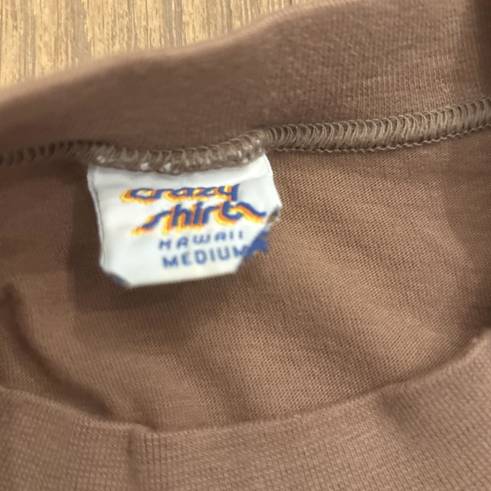 Vintage VINTAGE Crazy Shirts Shirt M Brown Kona Jacks Fishing Supply 90s Hawaii Mens Shirt Size US M / EU 48-50 / 2 - 4 Thumbnail