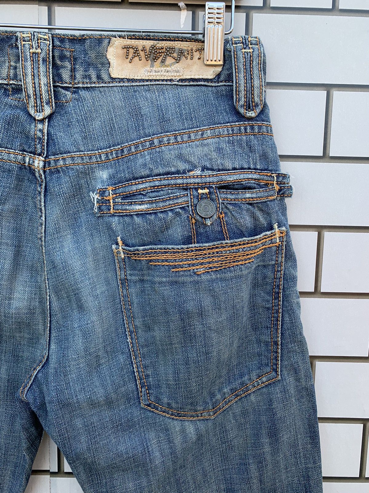 If Six Was Nine × Taverniti Japanese Brand Taverniti by Jimmy Taverniti Distressed Denim Size US 32 / EU 48 - 16 Thumbnail