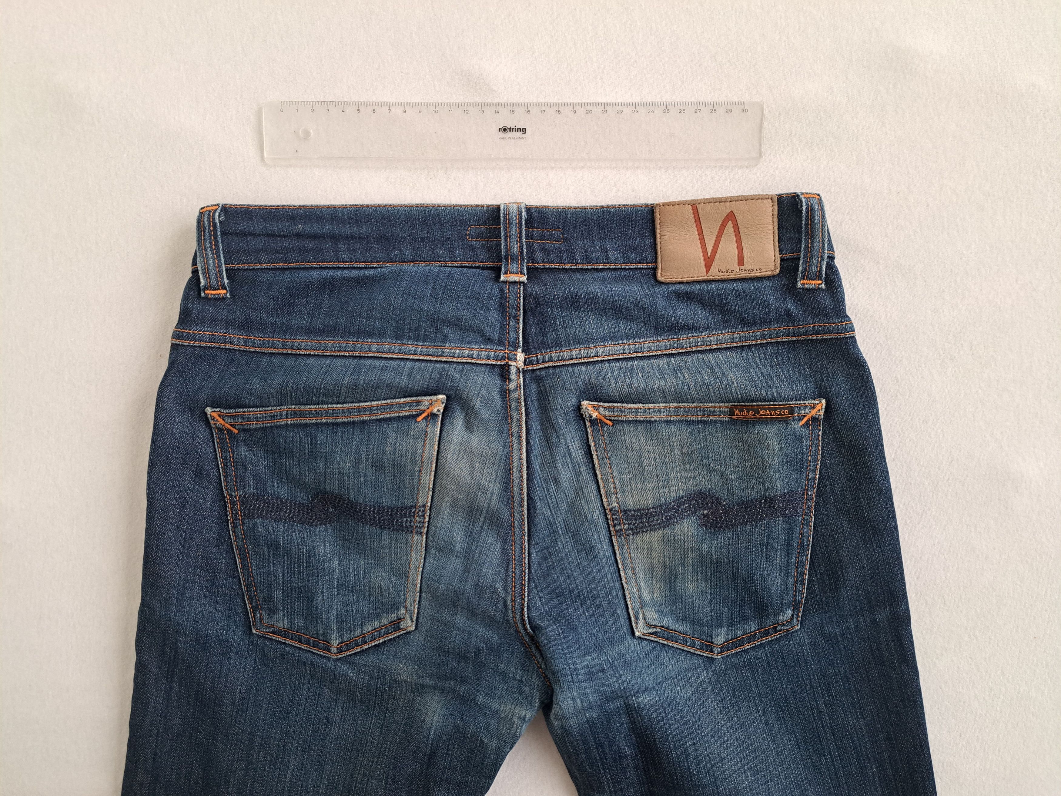 Nudie Jeans GRIM TIM DRY OPEN NAVY (1005119) - Denim Jeans - W32 Size US 32 / EU 48 - 10 Thumbnail
