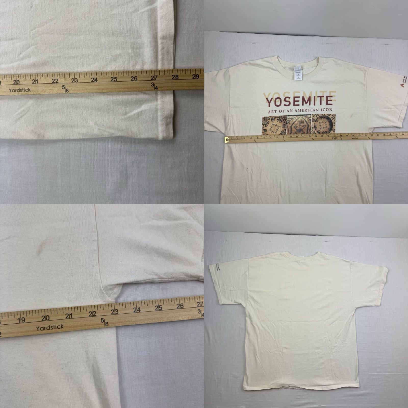 Gildan Vintage Gildan Yosemite National Park T-Shirt Adult XL Brown Nature 90s Outdoor Art Y2K Men's Size US XL / EU 56 / 4 - 8 Thumbnail