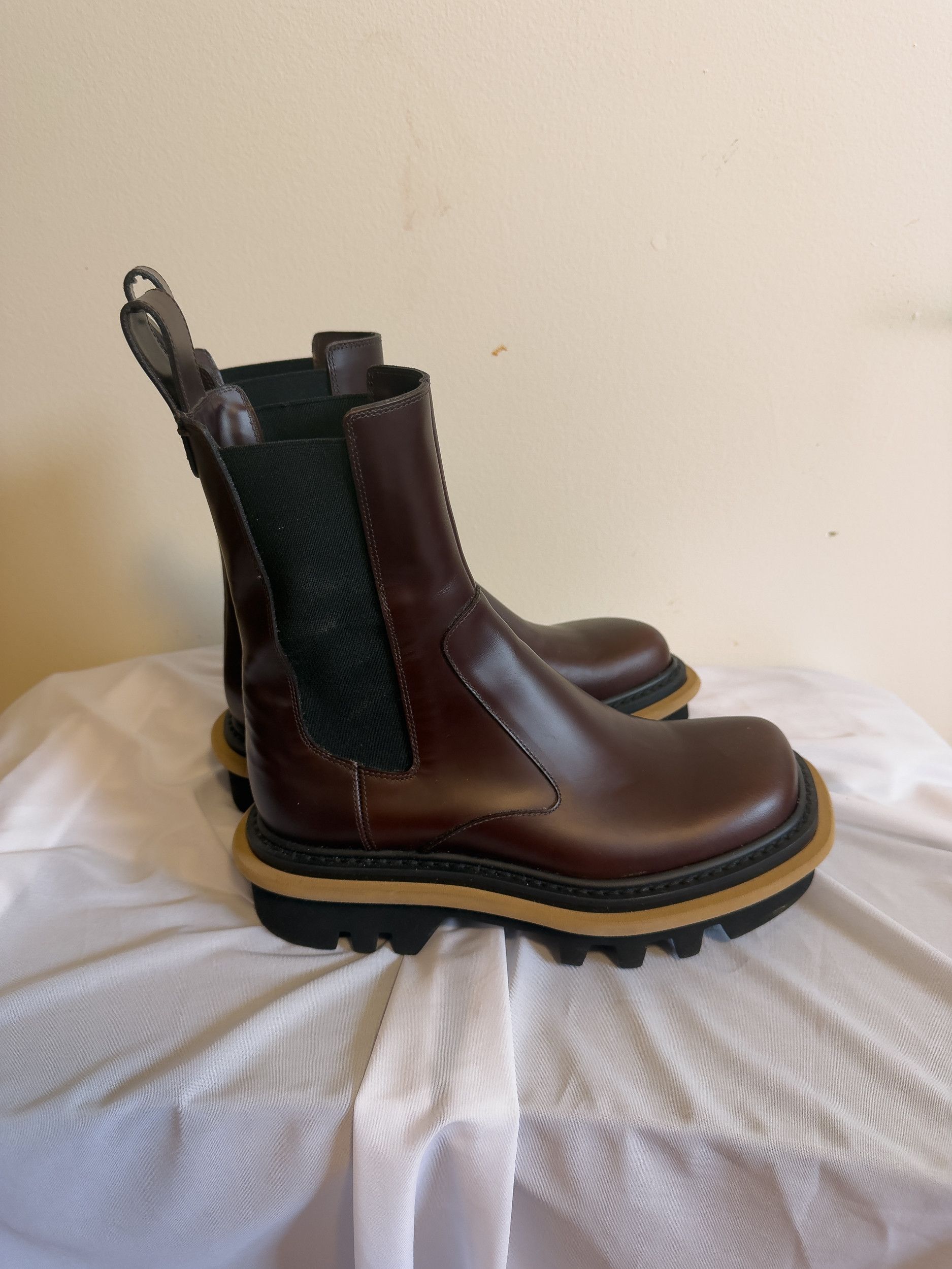 Dries Van Noten FW22 Brown Leather Chelsea Boots Size US 6.5 / EU 39-40 - 1 Thumbnail