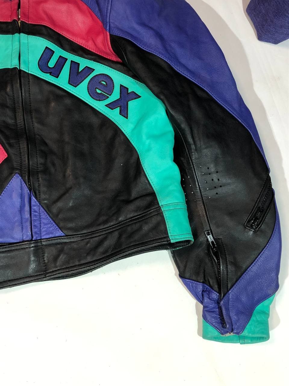 Vintage Uvex Vintage 80s Racing Moto Leather Suit Size US L / EU 52-54 / 3 - 8 Thumbnail