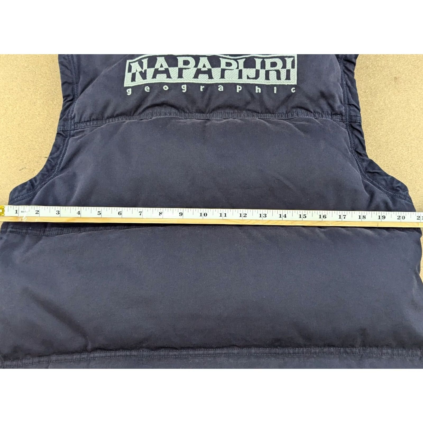 Napapijri Napapijri Vest Mens Size L Blue Duck Down Full Zip Puffer Jacket Large Casual Clothing Gilet Size US L / EU 52-54 / 3 - 4 Thumbnail