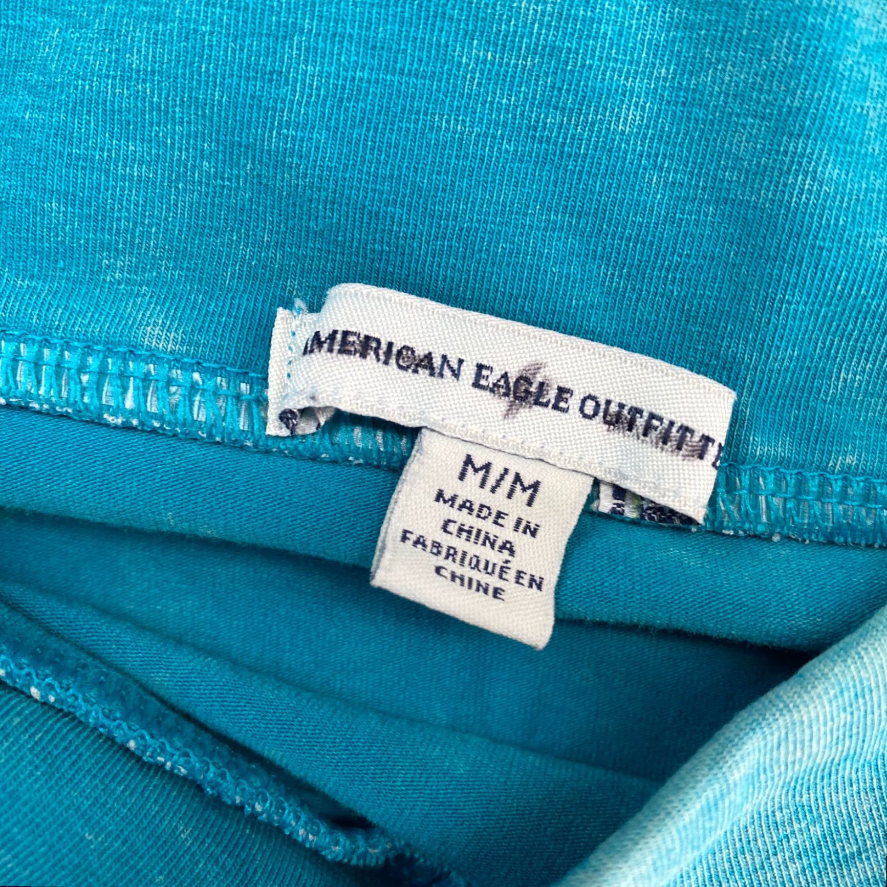 American Eagle Outfitters VINTAGE American Eagle Outfitters Skirt M Women Mini Blue Wash 90s y2k Festival Stretch Size 32" / US 10 / IT 46 - 2 Thumbnail