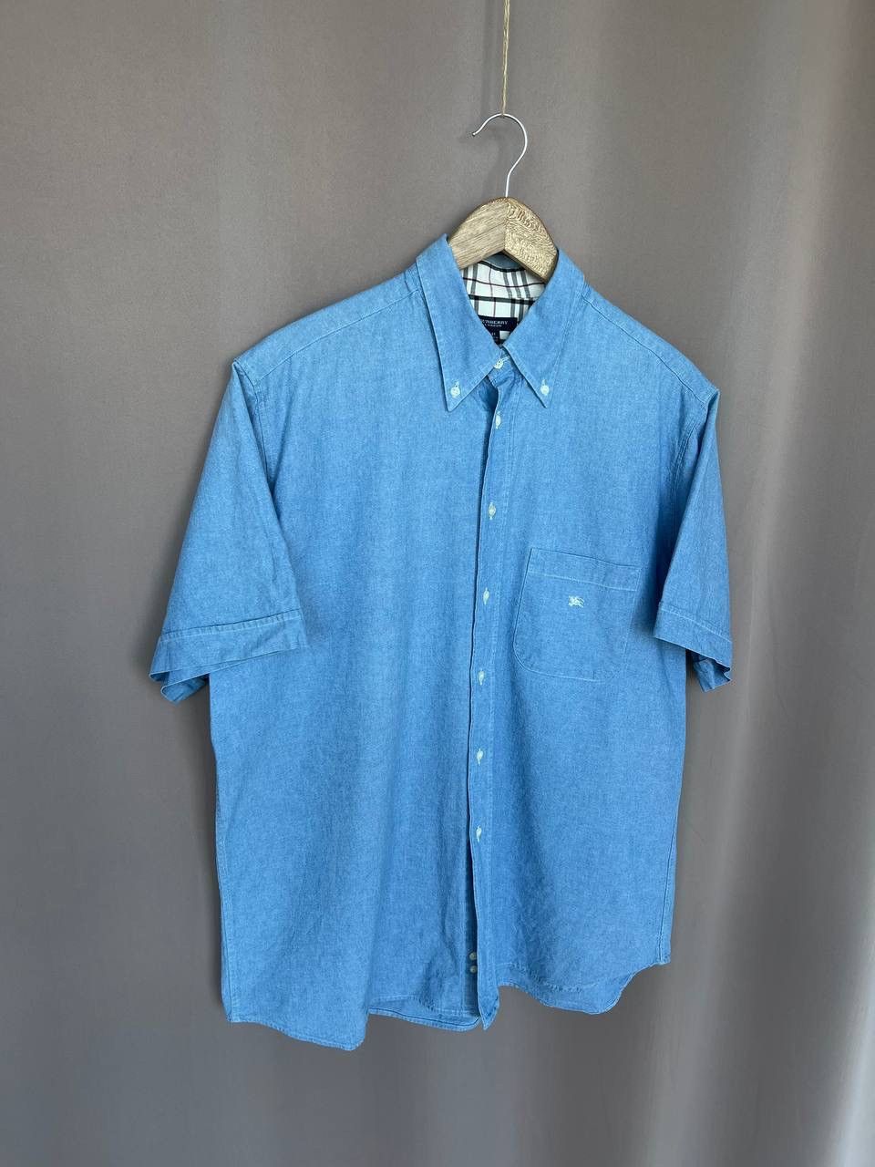Burberry Burberry London Denim Button Shirt Mens Size 41 or L Size US L / EU 52-54 / 3 - 5 Thumbnail