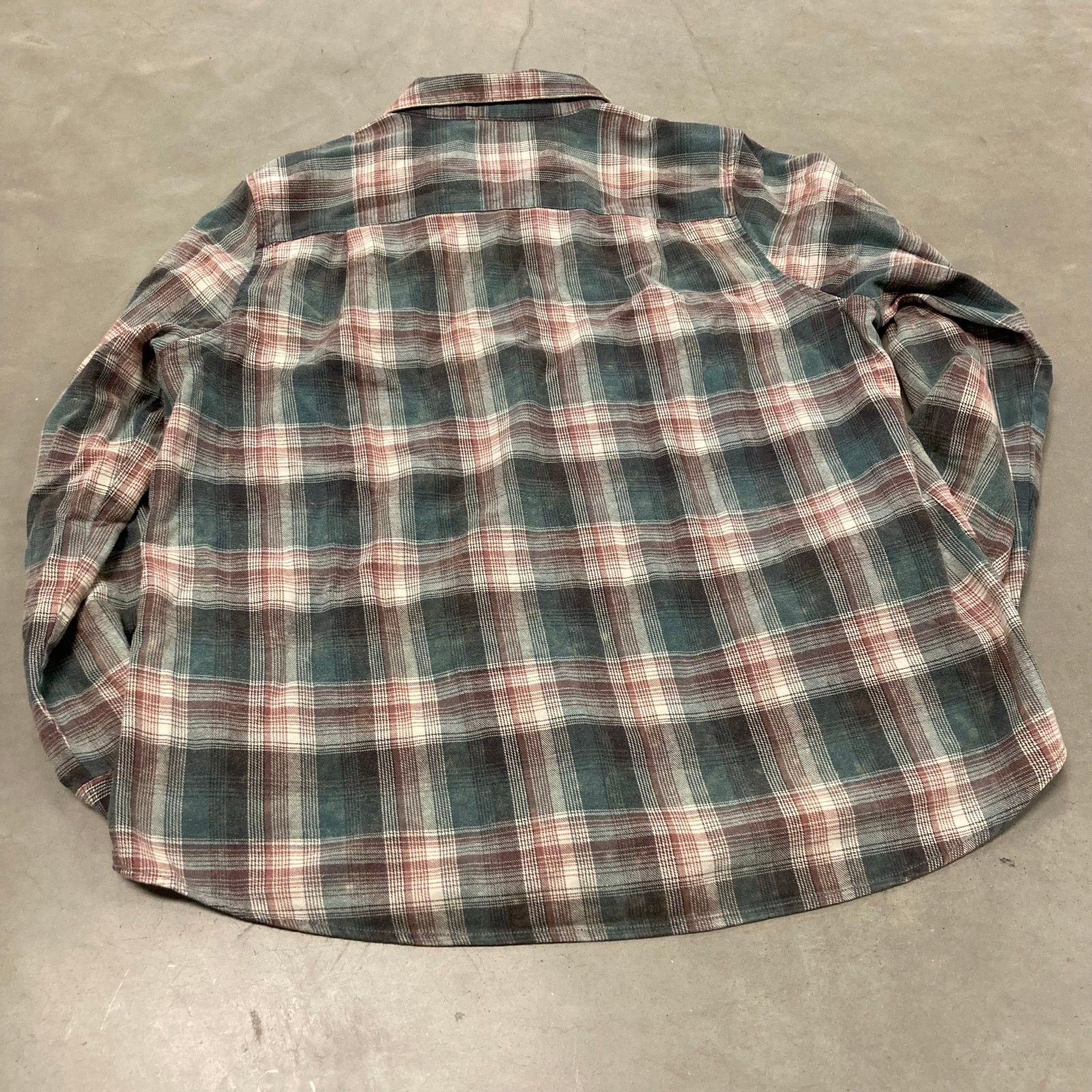 Vintage 90s distressed north river flannel T-Shirt Size US XL / EU 56 / 4 - 2 Thumbnail
