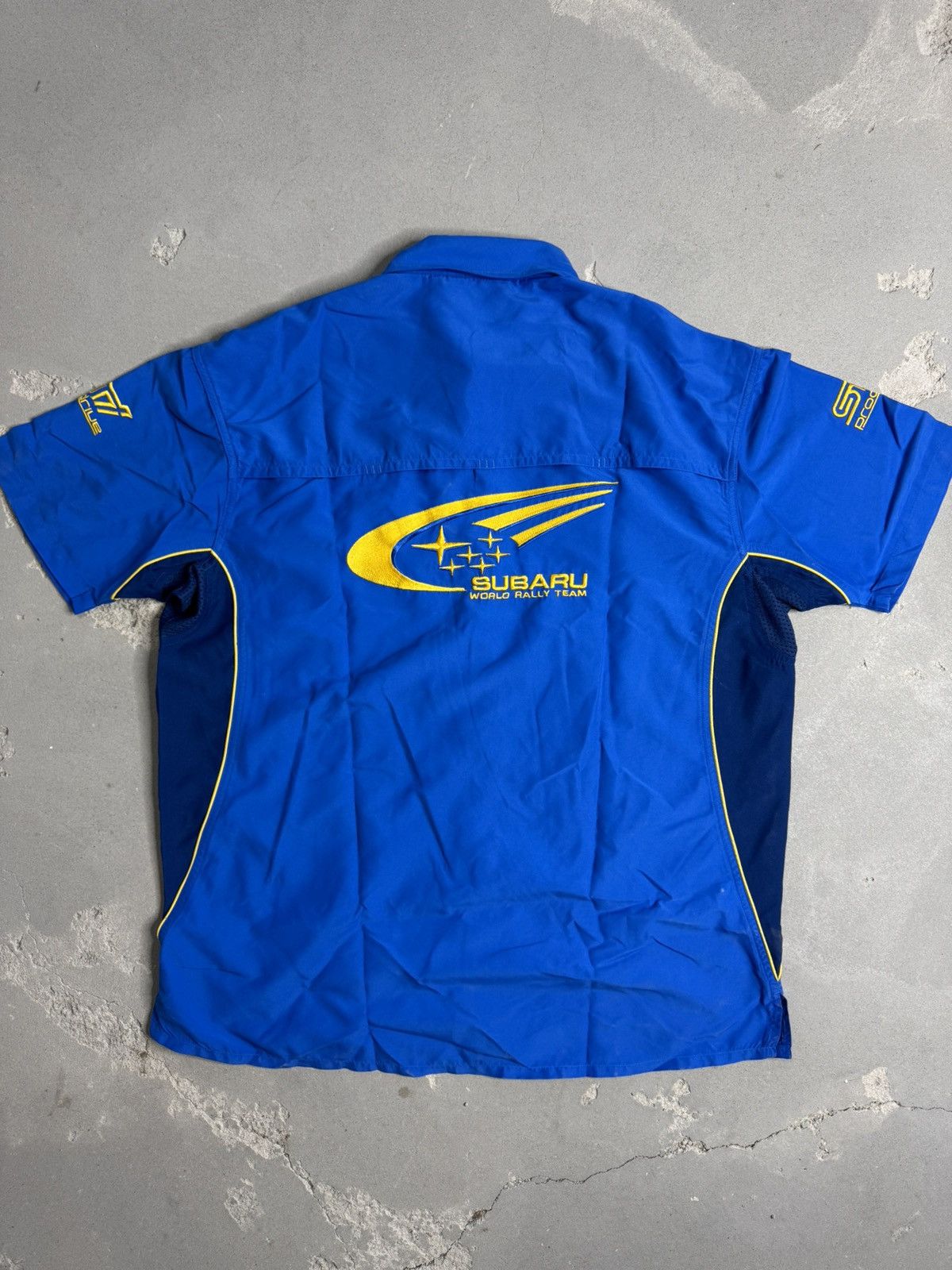 NASCAR × Vintage Vintage Subaru Racing Shirt Button Up Size US XL / EU 56 / 4 - 2 Thumbnail