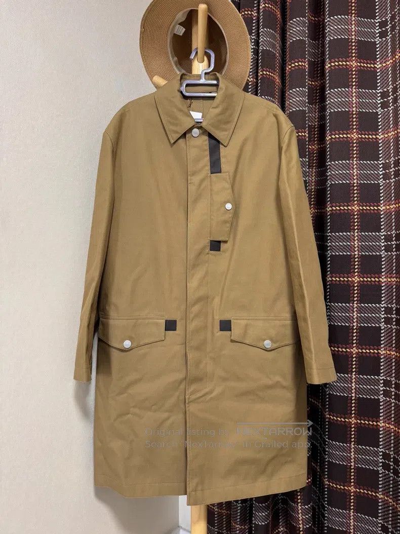 Hermes Hermes Long Trench Coat, Khaki Color, Windproof Material w Size US M / EU 48-50 / 2 - 1 Thumbnail