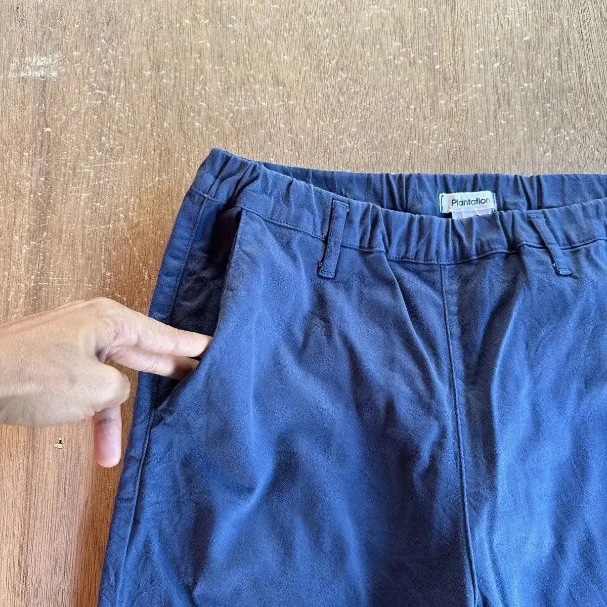 Issey Miyake VTG PLANTATION ISSEY MIYAKE TROUSERS ELASTIC WAIST STRETCH Size US 33 - 2 Thumbnail