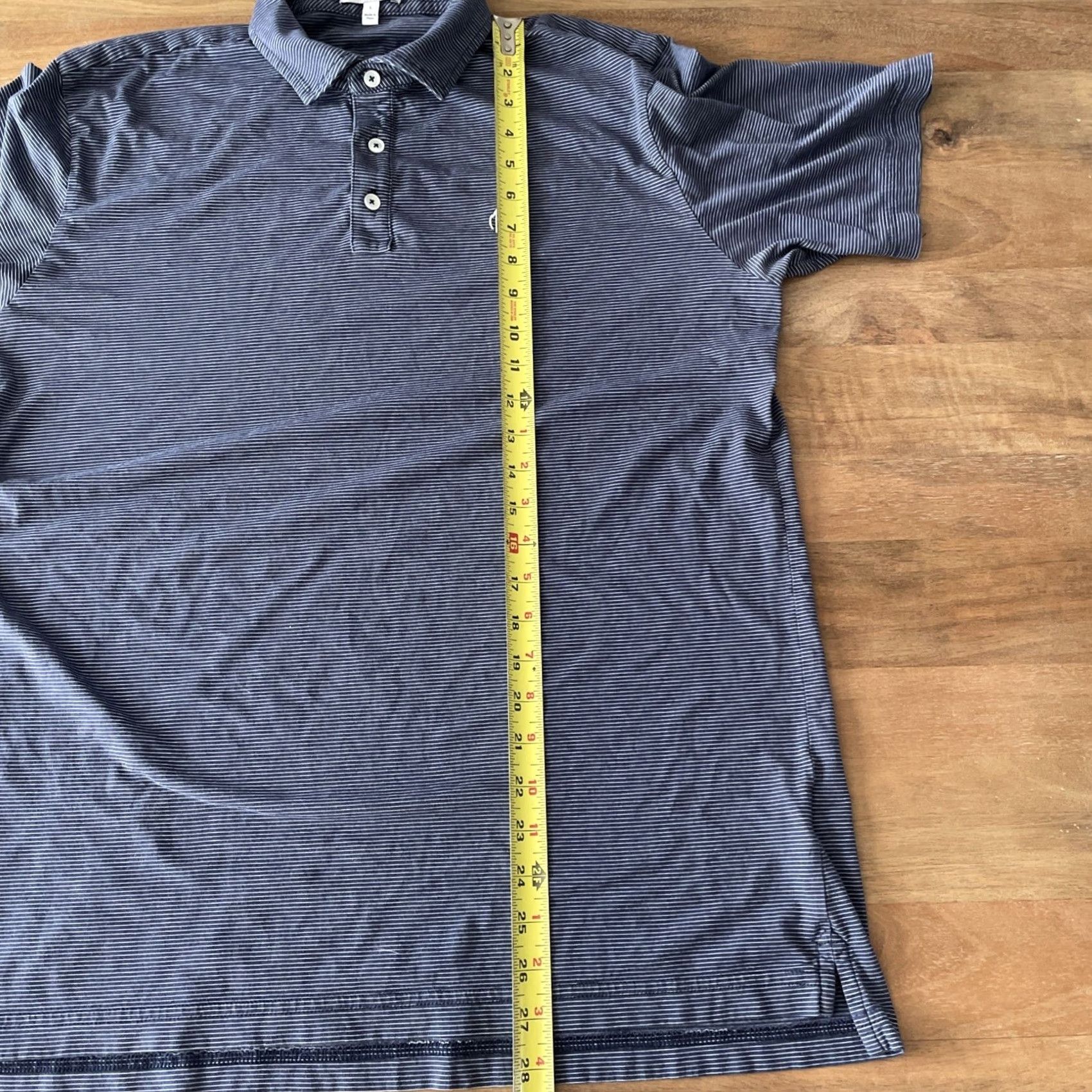 Peter Millar Peter Millar Polo Shirt Mens L 100% Cotton Multicolor Striped Knit Classic Casual Golf Size US L / EU 52-54 / 3 - 6 Thumbnail