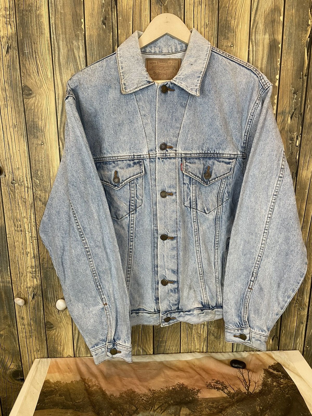 Designer × Levi's × Vintage Vintage levis Denim Jacket Size US L / EU 52-54 / 3 - 1 Thumbnail