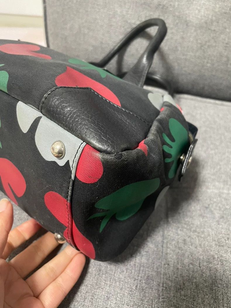 Vivienne Westwood Vivienne Westwood size os Black canvas Y2K love pattern und Size ONE SIZE - 8 Thumbnail