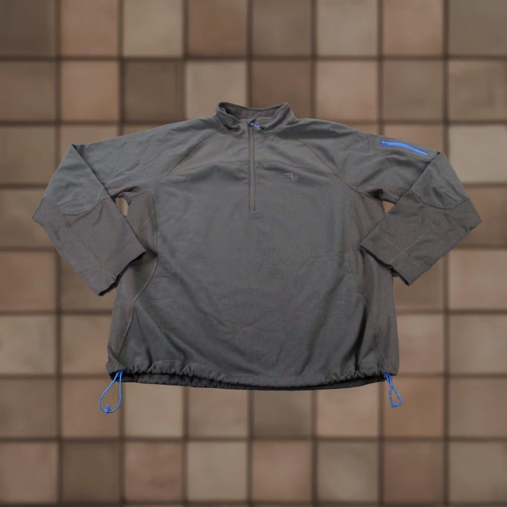 The North Face The North Face Jacket Men XL Gray Solid Lined Windbreaker Pockets 1/4 Zip Outdoor Hiking style: Windproof Mens Size US XL / EU 56 / 4 - 1 Thumbnail