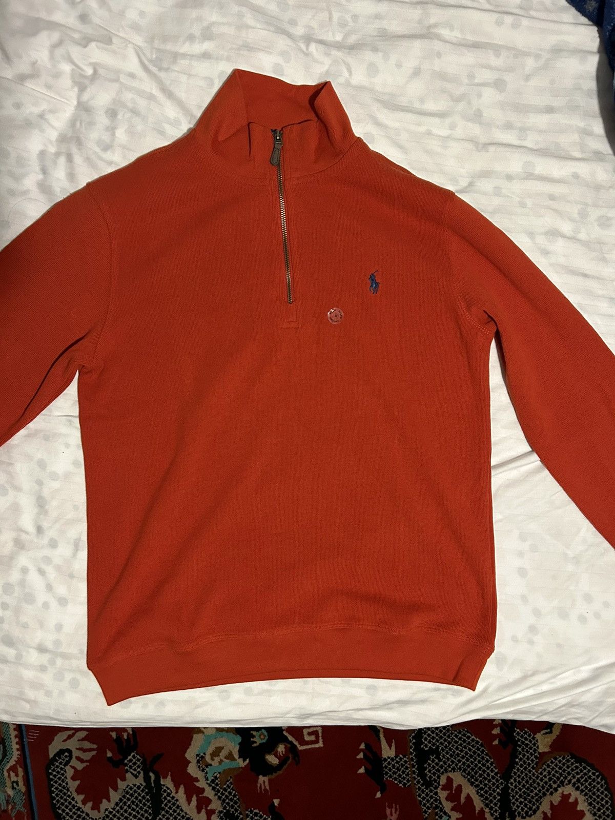 Polo Ralph Lauren 🧨 Men’s Polo Ralph Lauren red 1/4 zip sweater Size US M / EU 48-50 / 2 - 1 Thumbnail