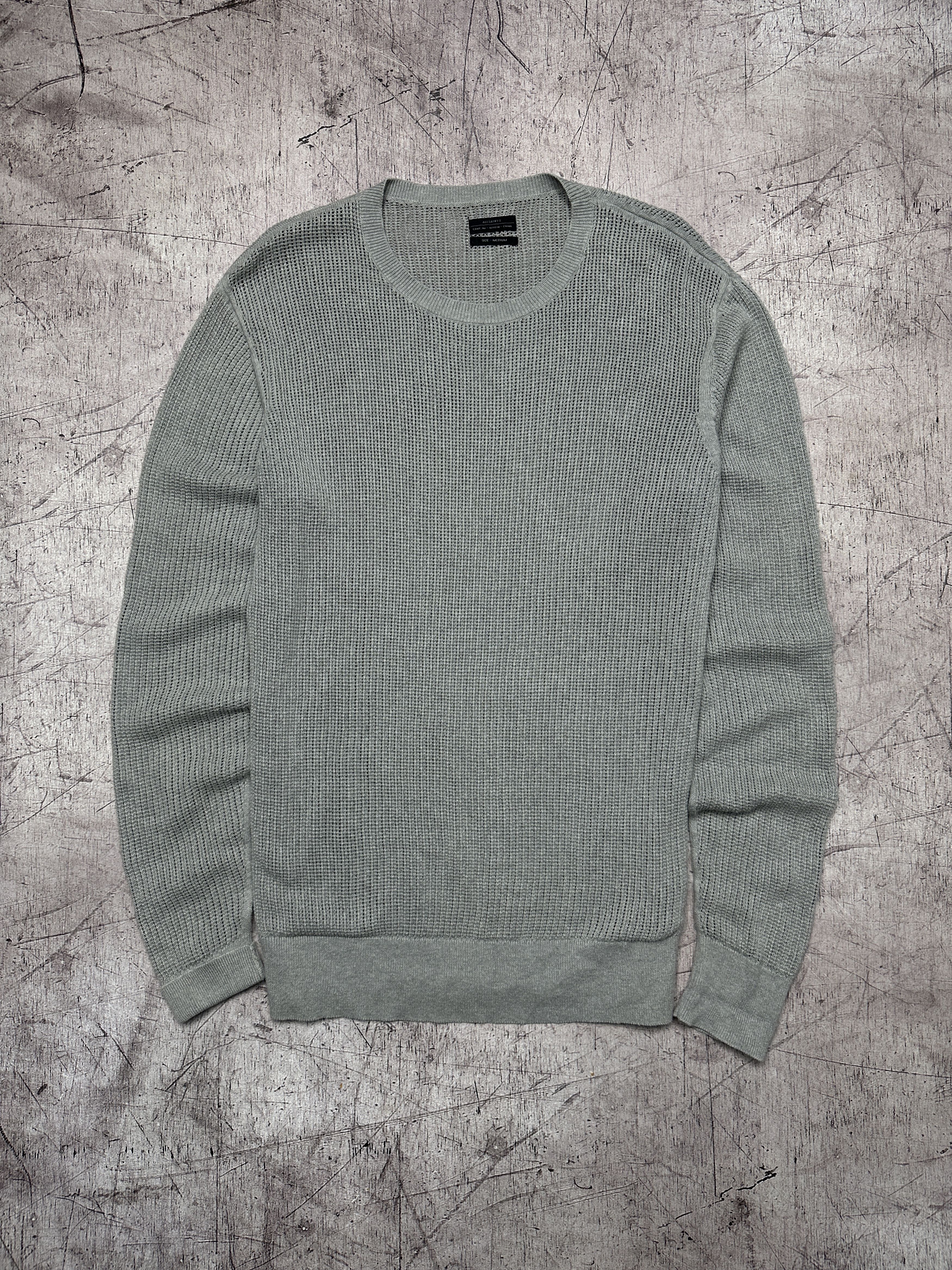 Allsaints Allsaint Vintage Mens Stafford Crew Neck Knit Sweater Size US M / EU 48-50 / 2 - 1 Thumbnail