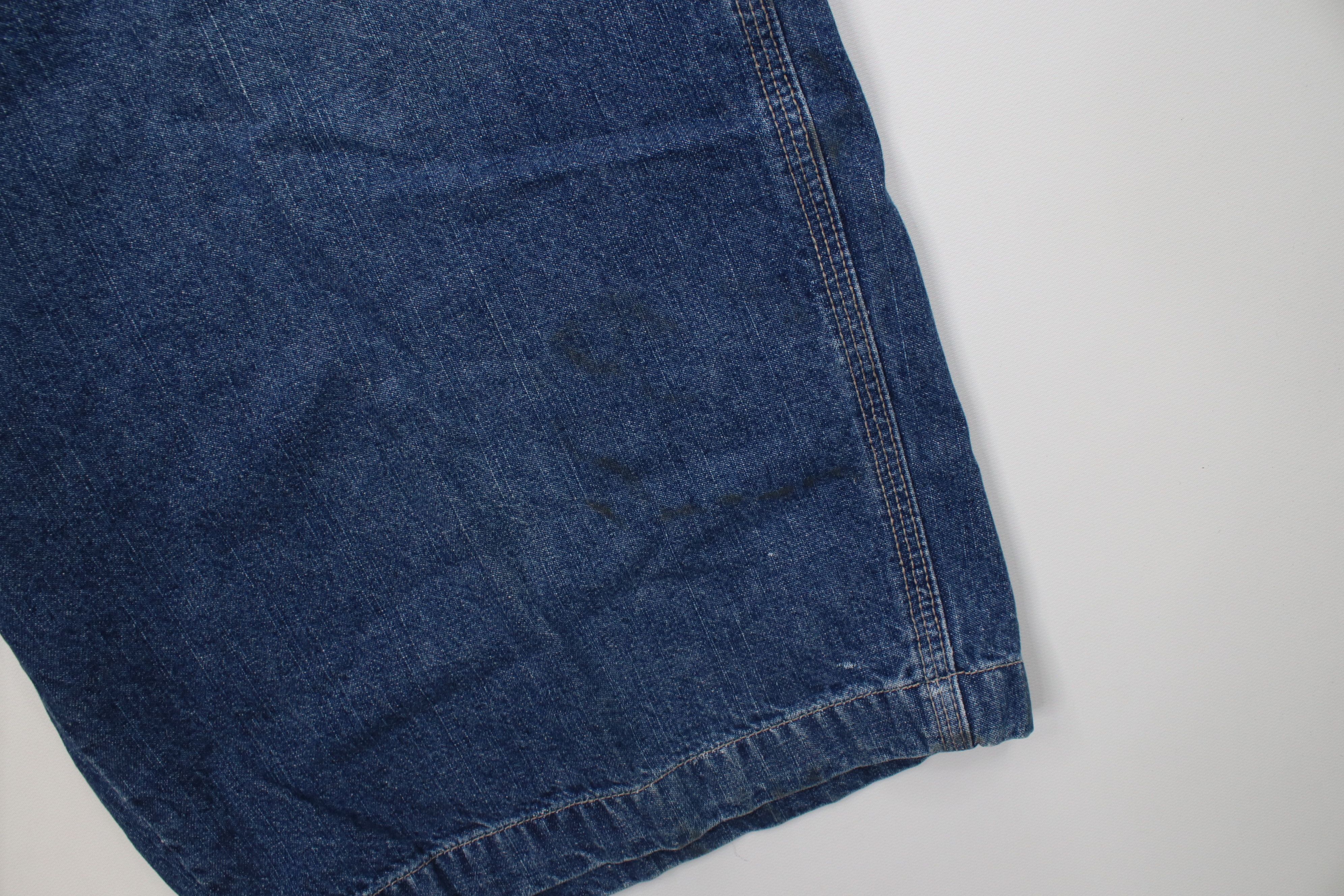 Vintage Vintage 90s Y2K Streetwear Dungaree Denim Jean Shorts Jorts Size US 34 / EU 50 - 5 Thumbnail