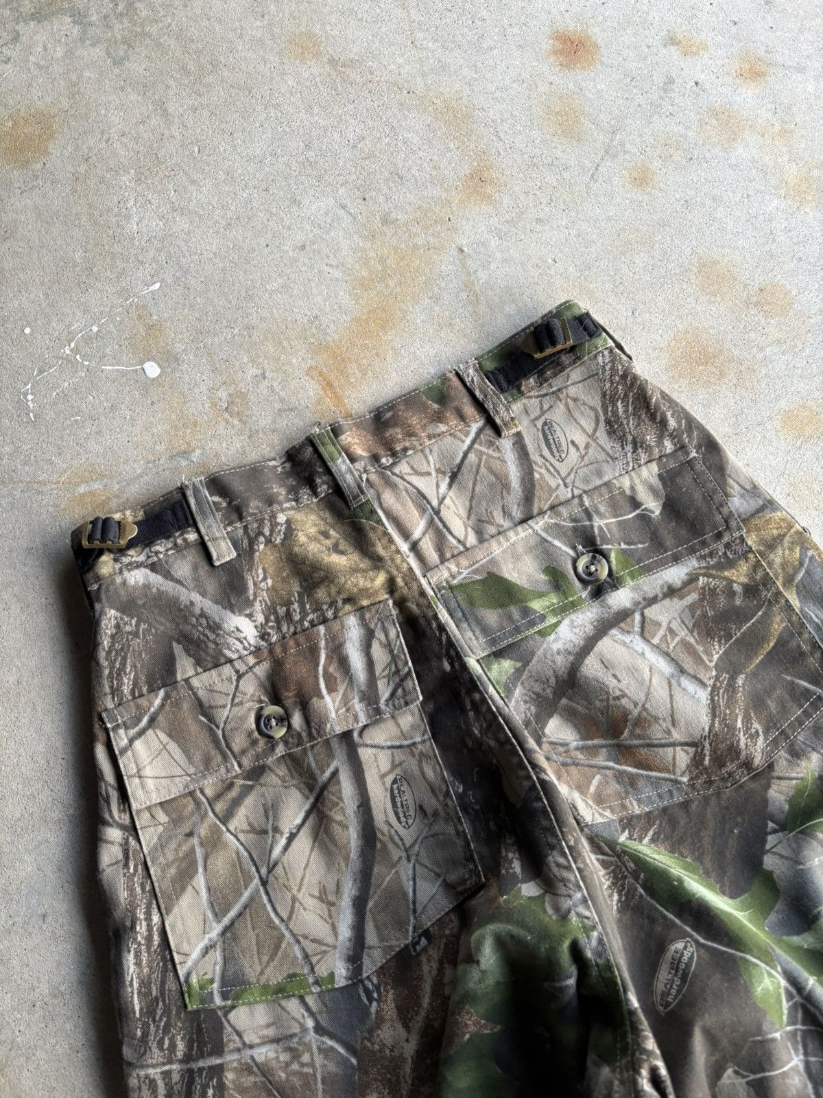 Realtree × Vintage Vintage Realtree Baggy Wide Leg Hunter Camo Cargo Pants Size US 28 / EU 44 - 3 Thumbnail