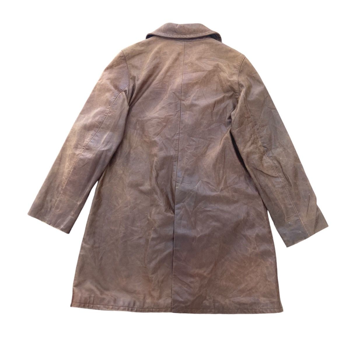 A.P.C. A.P.C LEATHER LONG JACKET Size US S / EU 44-46 / 1 - 3 Thumbnail