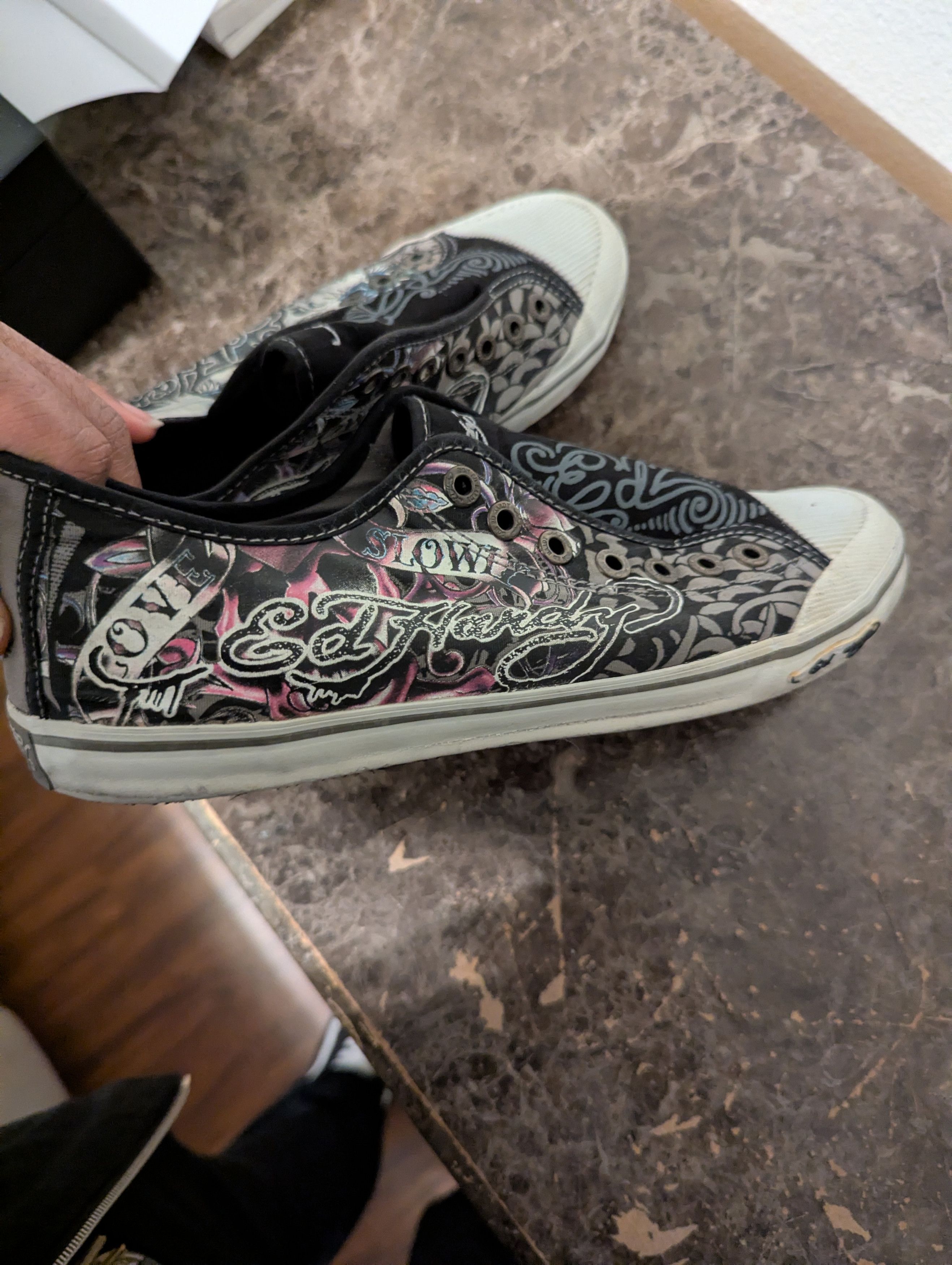 Christian Audigier Ed Hardy Shoes Size US 11 / EU 44 - 5 Thumbnail