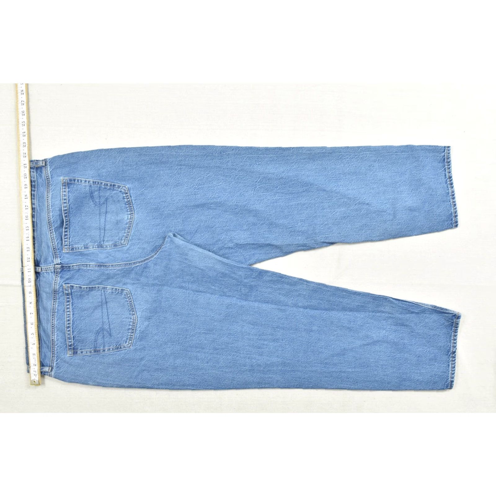 American Eagle Outfitters American Eagle Jeans Women 20 Long High Rise 90s Straight Blue Organic Denim Collection 5-Pocket Womens Size 42" / US 20 - 4 Thumbnail