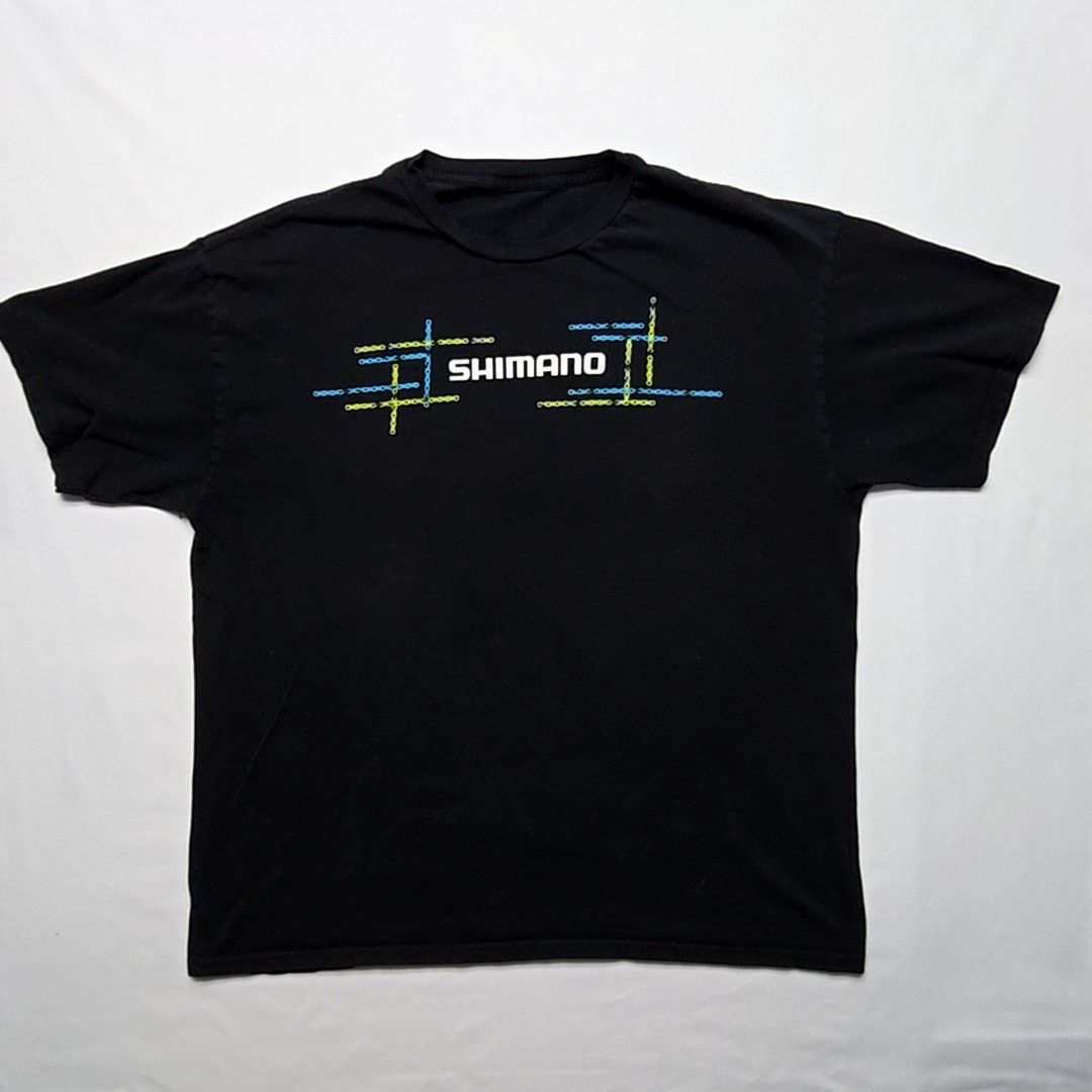 Other Shimano Graphic Tee Black Short Sleeve Cycling Logo Shirt XL Size US XL / EU 56 / 4 - 1 Thumbnail