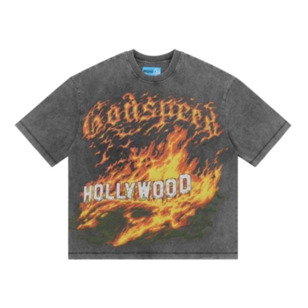 Godspeed Hollywood Inferno Tee Grey Wash Size US L / EU 52-54 / 3 - 1 Preview