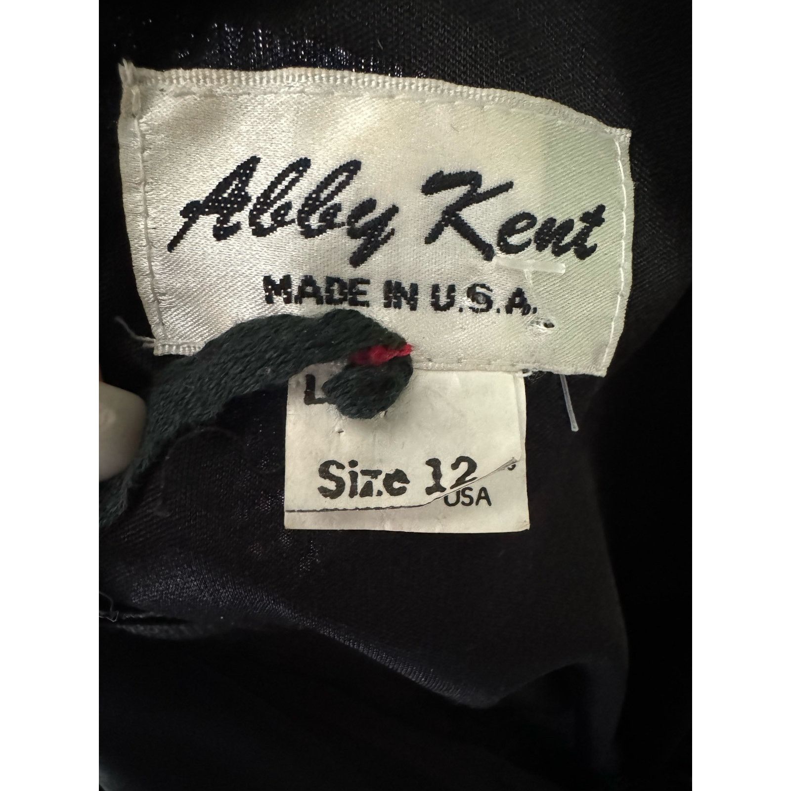 Vintage American VTG Abby Kent Black Beaded Jumpsuit small to medium Size 30" / US 8 / IT 44 - 8 Thumbnail