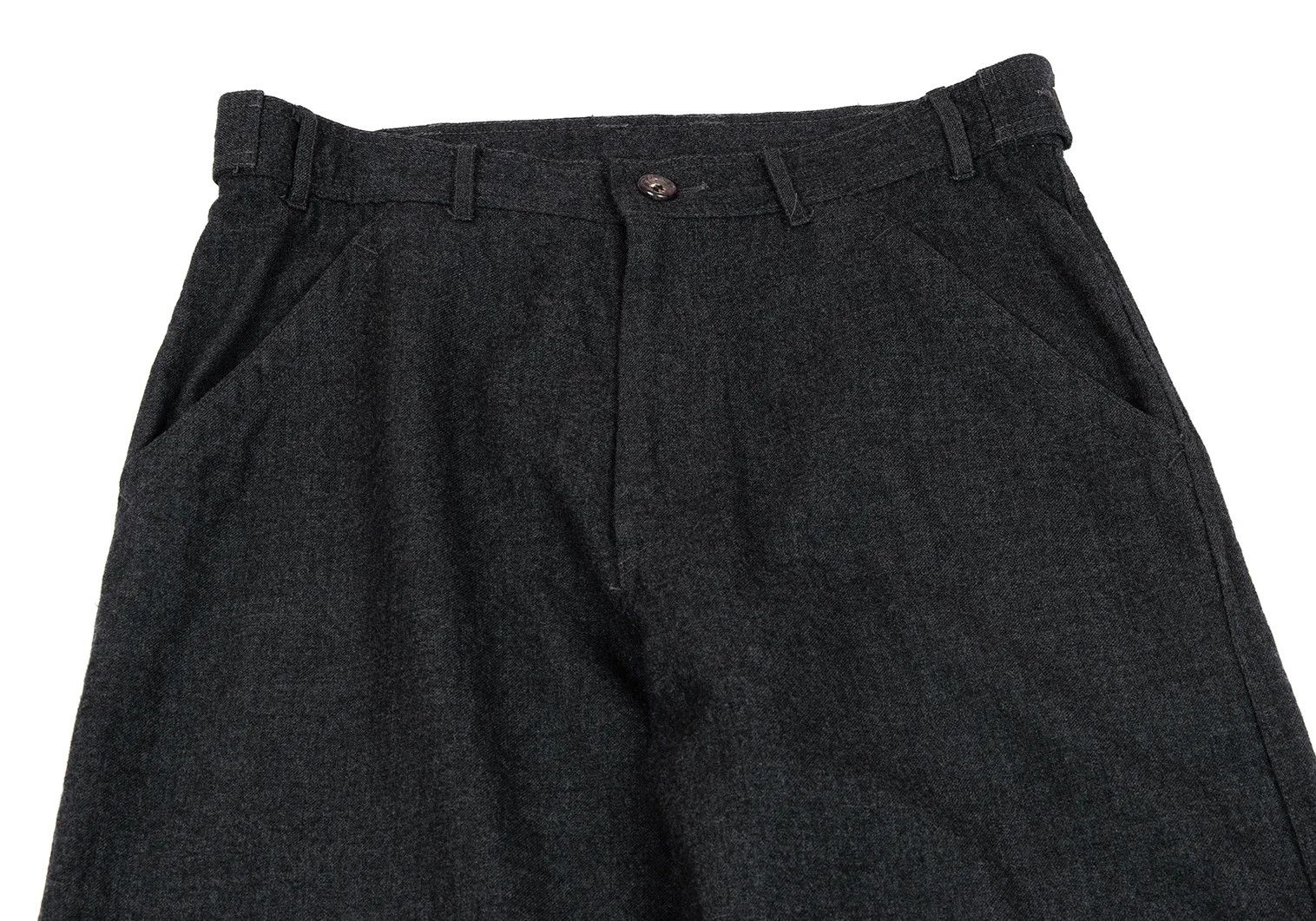 Comme des Garcons Homme Plus Wool Tapered Pants in Gray, Size S Size US 30 / EU 46 - 2 Thumbnail