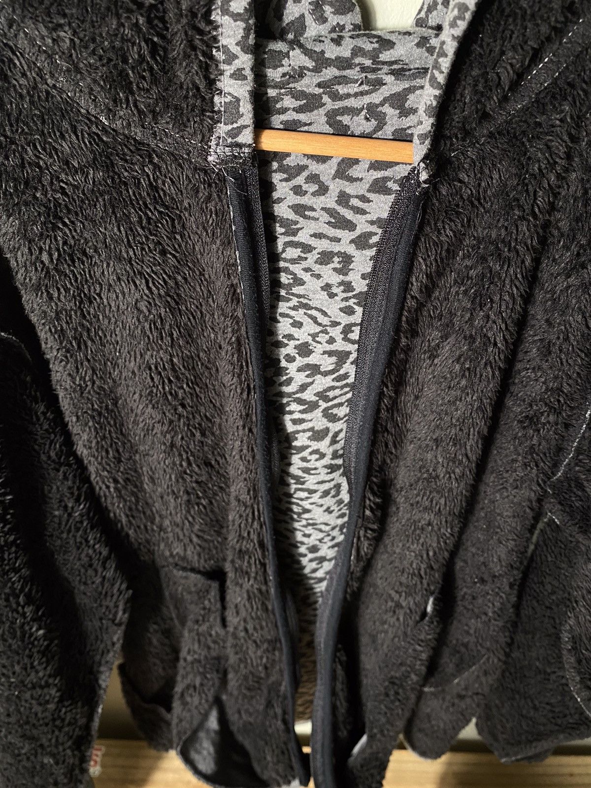 Japanese Brand DOXY Leopard Fur Zip Hoodie Lgb Ifsix Style Size US M / EU 48-50 / 2 - 6 Thumbnail