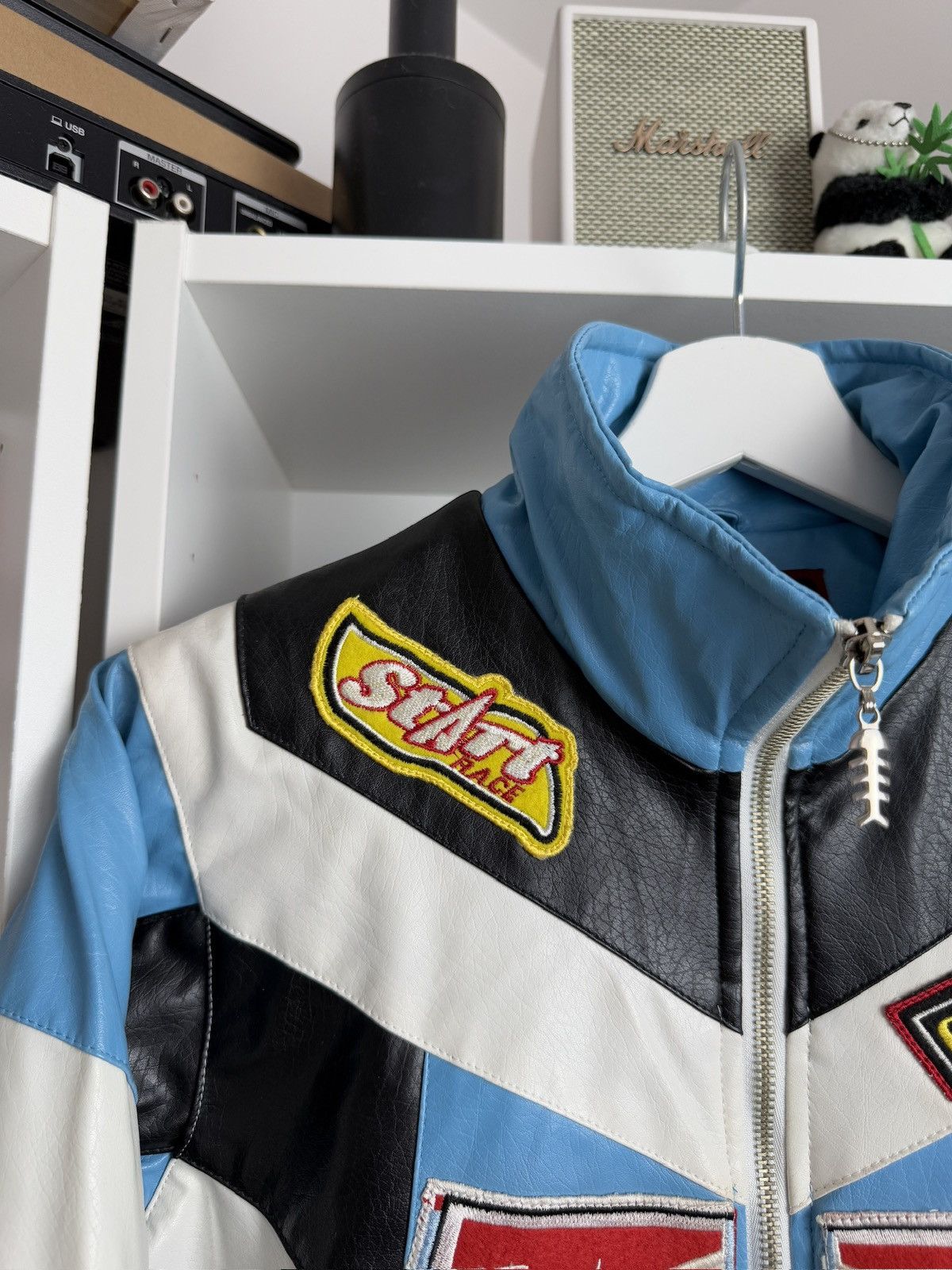 Other Vintage y2k moto biker cropped racing jacket M trend archive Size US M / EU 48-50 / 2 - 6 Thumbnail