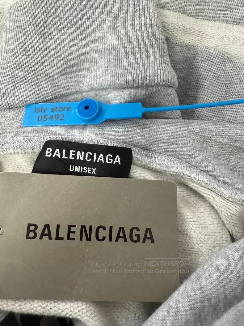 Balenciaga Balenciaga Logo printed hooded zip-up long-sleeve sweatshi Size US XXL / EU 58 / 5 - 4 Thumbnail