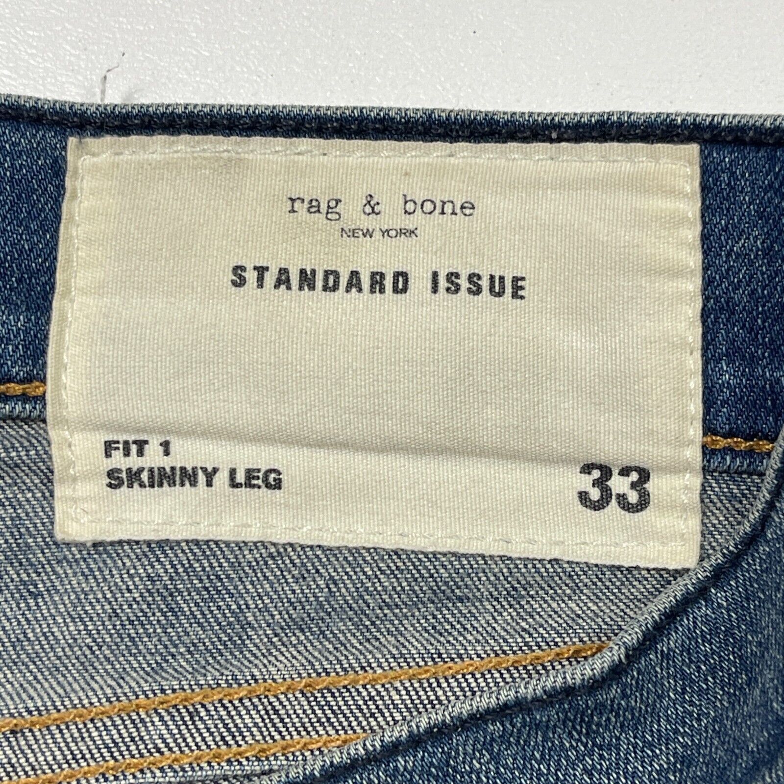 Rag & Bone Rag & Bone Standard Issue Fit 1 Skinny Leg Jeans 33 Size US 33 - 5 Thumbnail