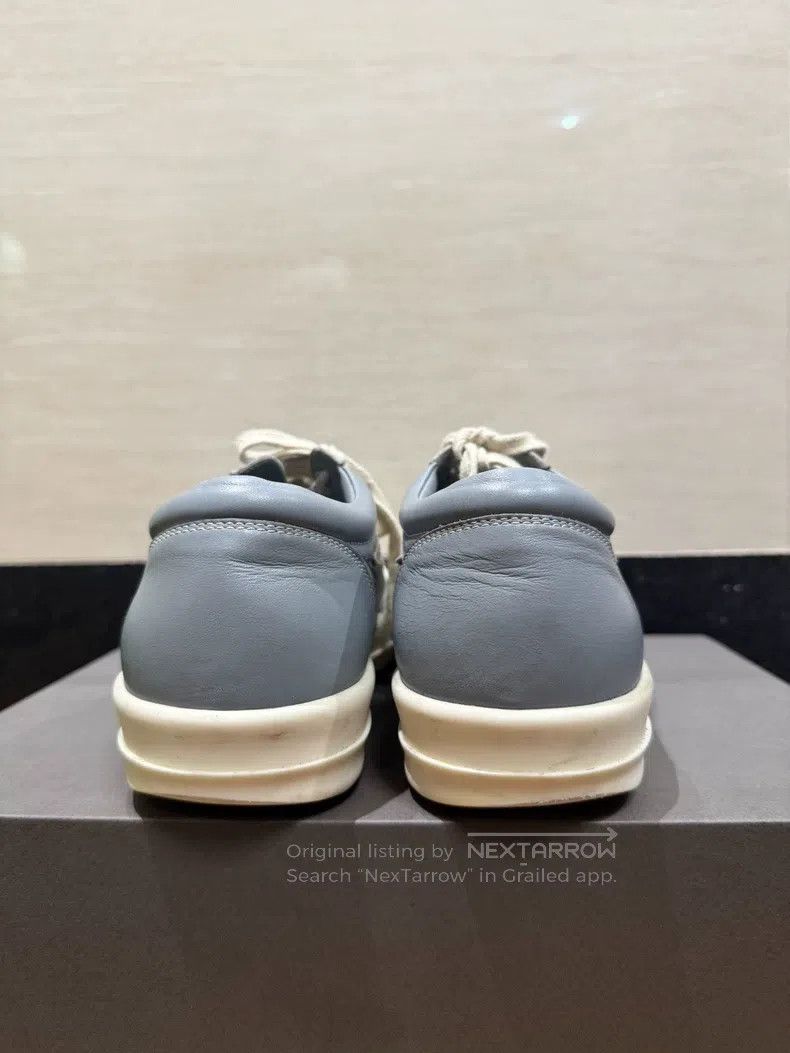 Rick Owens Rick Owens Smog blue cowhide low-top shoes Size US 9 / EU 42 - 4 Thumbnail