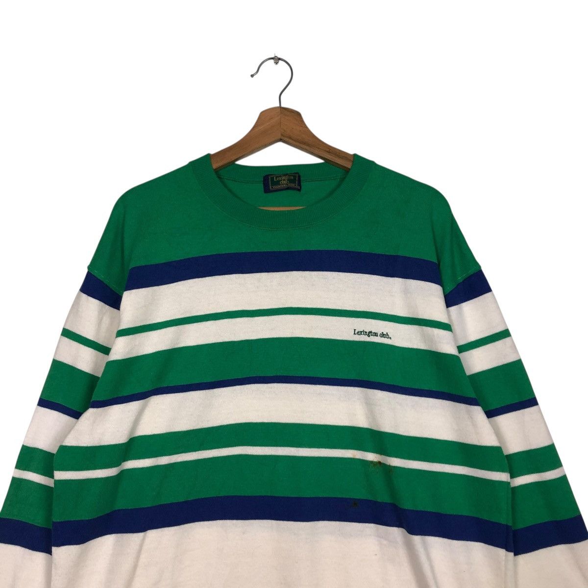 Vintage 🔥VINTAGE SWEATSHIRT STRIPED LEXINGTON CLUB ISSEY MIYAKE Size US M / EU 48-50 / 2 - 5 Thumbnail