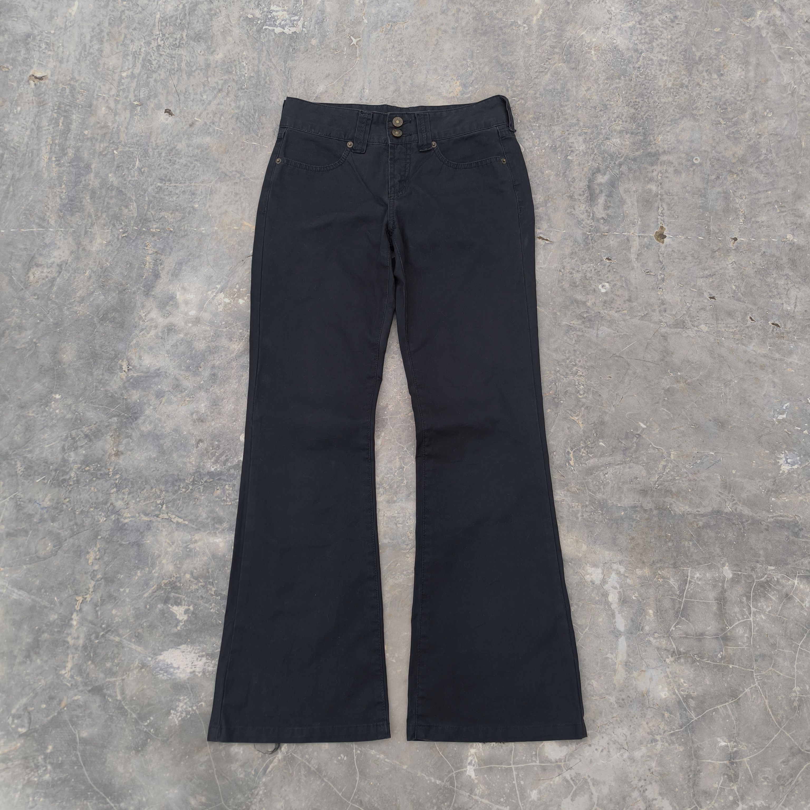 Tornado Mart Flared buckle back pants / flared jeans Size US 29 - 3 Thumbnail