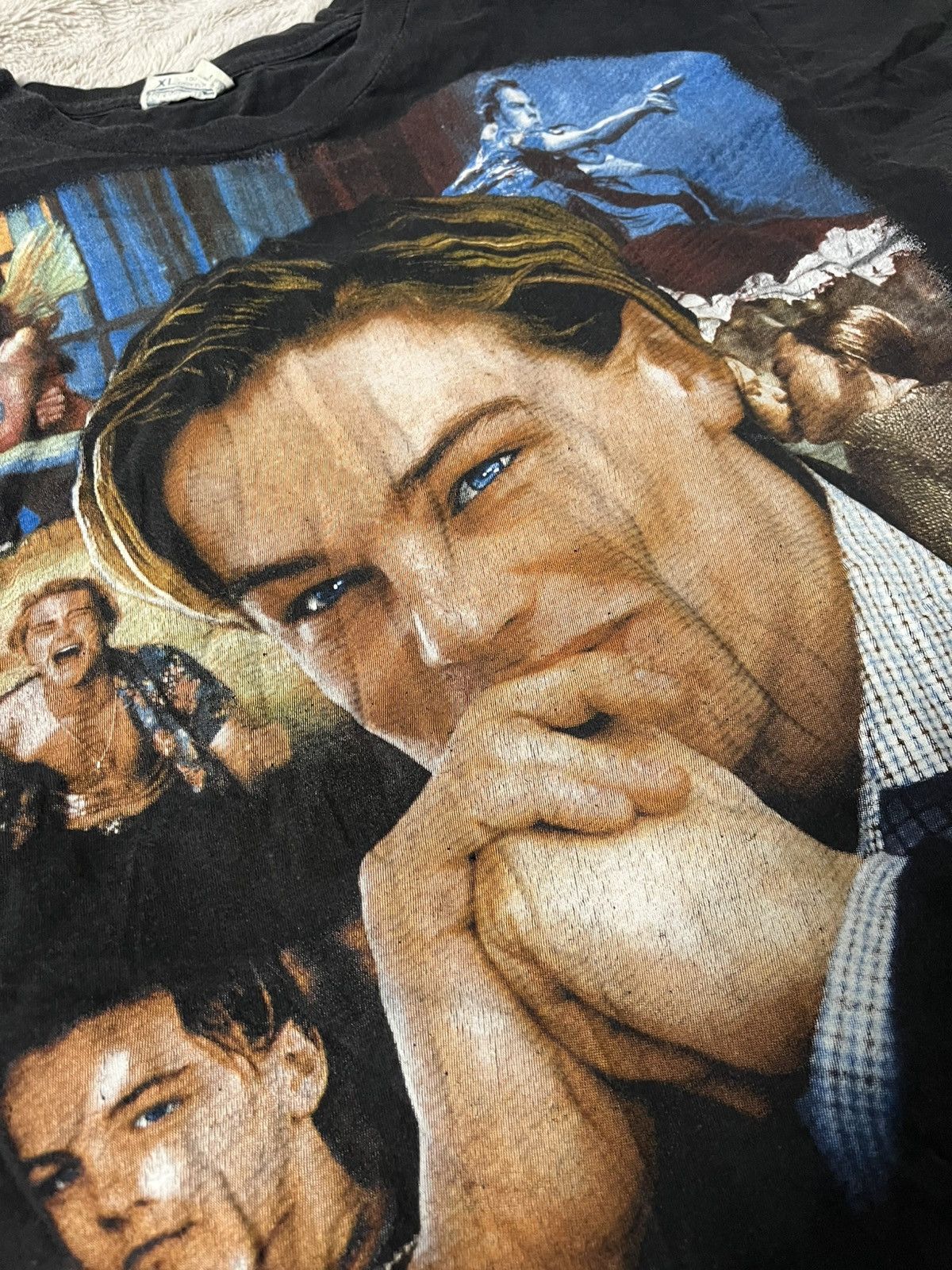 Vintage 90s Movie Romeo and Juliet Leonardo Di Caprio Vintage Tee Size US XL / EU 56 / 4 - 2 Thumbnail