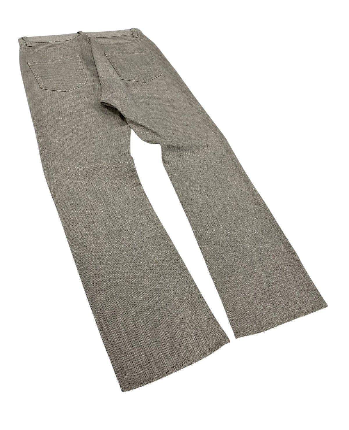 Hysteric Glamour × Japanese Brand × Tornado Mart Semantic Design Japan Herringbone Flare Jeans Size US 31 - 5 Thumbnail
