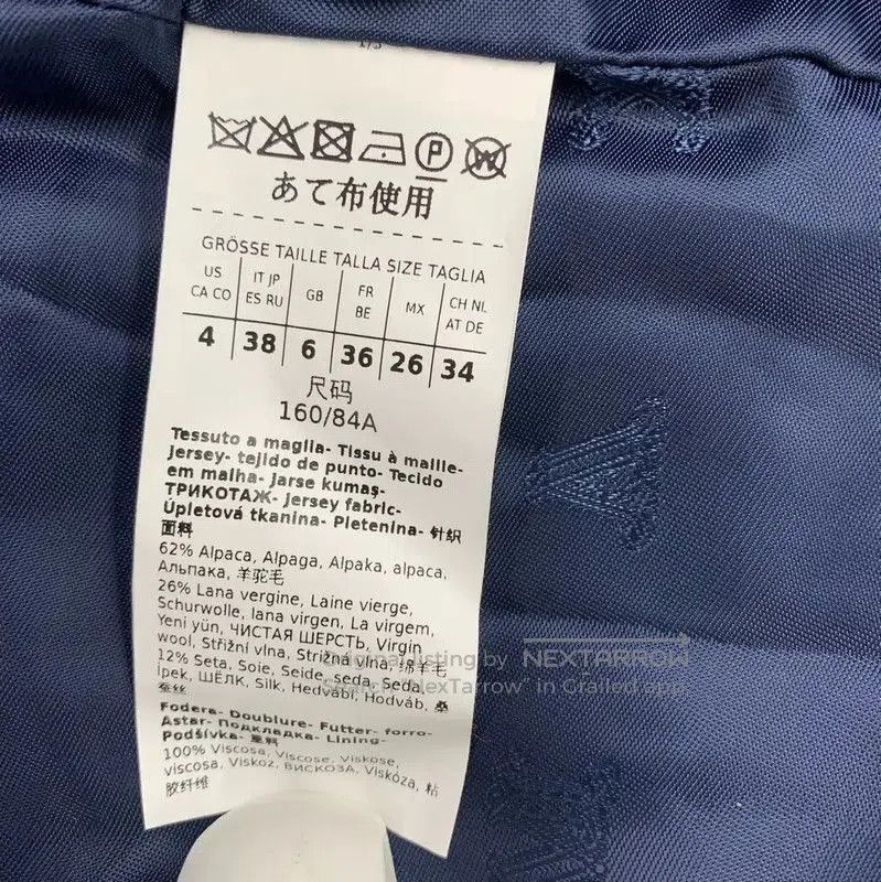 Max Mara MaxMara Dark Blue Wool Ladies Coat . Size M / US 6-8 / IT 42-44 - 6 Thumbnail