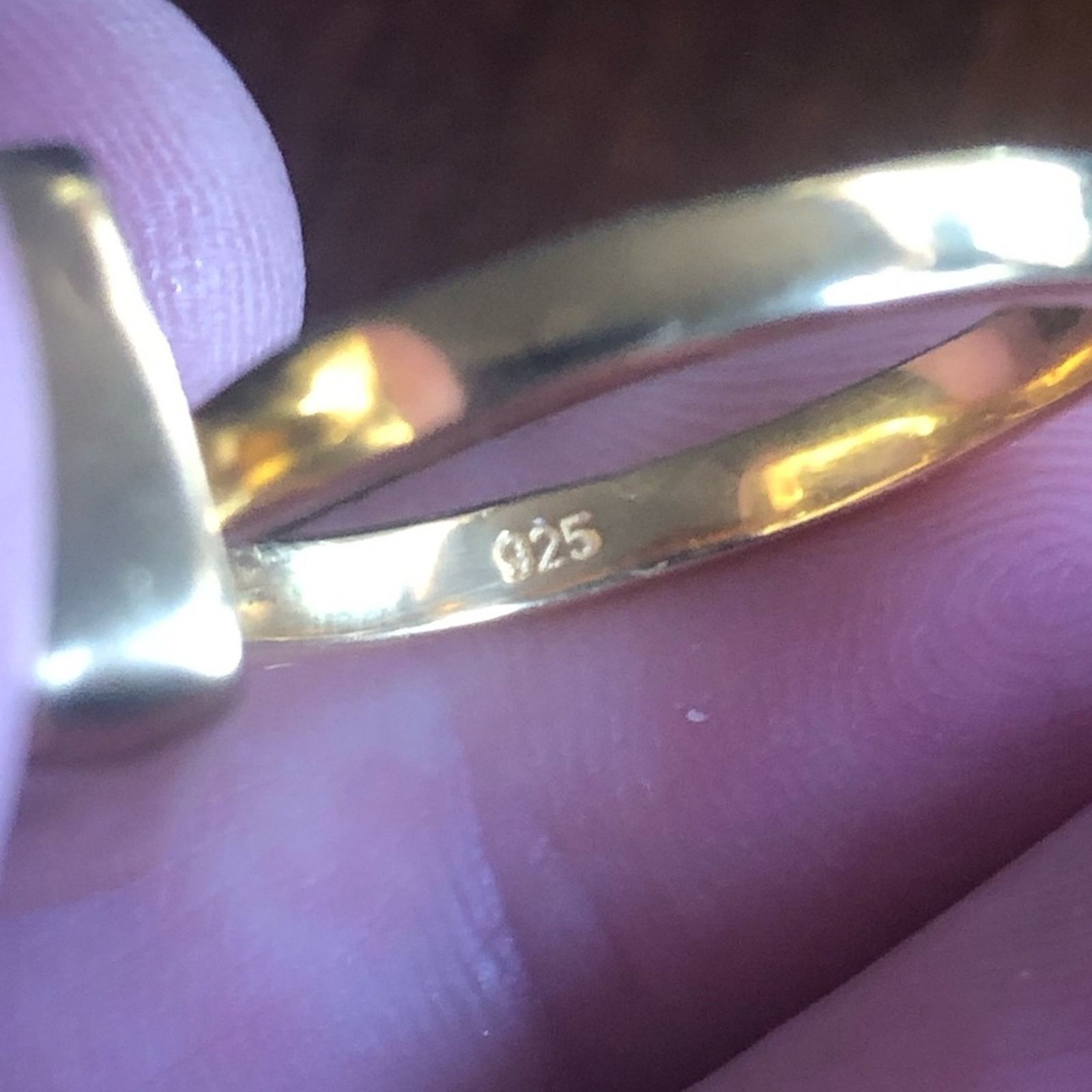 Jewelry Handcrafted 18kt 925 vermeil strawberry quartz ring 8.5 Size ONE SIZE - 13 Thumbnail