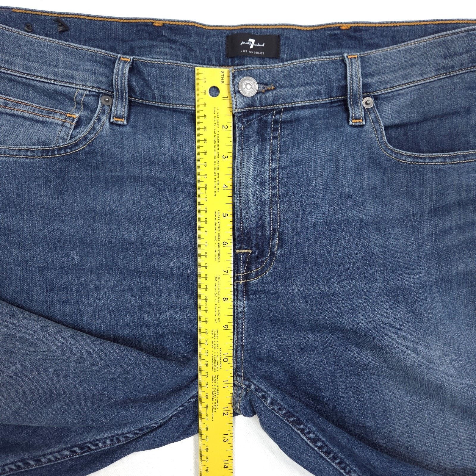 7 For All Mankind 7 Seven For All Mankind Slimmy Jeans Mens 40x32 NWT Size US 40 / EU 56 - 9 Thumbnail